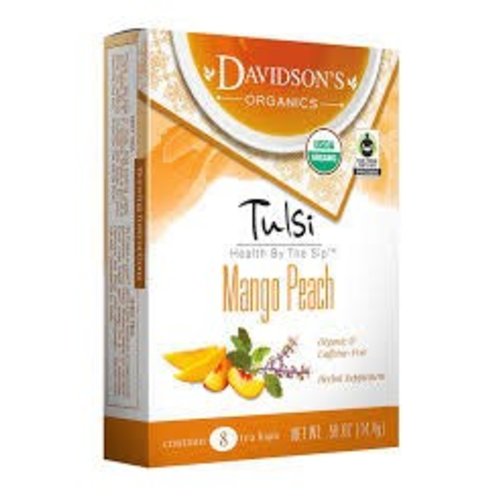 Davidsons Davidsons Tulsi Mango Peach 8 ct box Davidsons Davidsons Tulsi Mango Peach 8 ct box