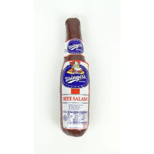 Usinger Usinger Beer Bottle Salami 17.5 oz Usinger Usinger Beer Bottle Salami 17.5 oz