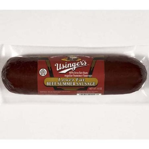 Usinger Usinger Lower Fat Summer Sausage 12 Oz Usinger Usinger Lower Fat Summer Sausage 12 Oz
