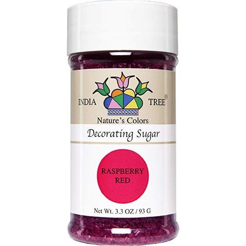 India Tree India Tree Raspberry Red Decorating Sugar 3.3 Oz India Tree India Tree Raspberry Red Decorating Sugar 3.3 Oz