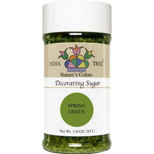 India Tree India Tree Spring Green Decorating Sugar 3.3 Oz India Tree India Tree Spring Green Decorating Sugar 3.3 Oz