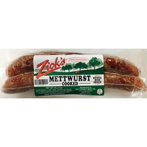 Zicks Zicks Homemade Mettwurst 16 oz Zicks Zicks Homemade Mettwurst 16 oz