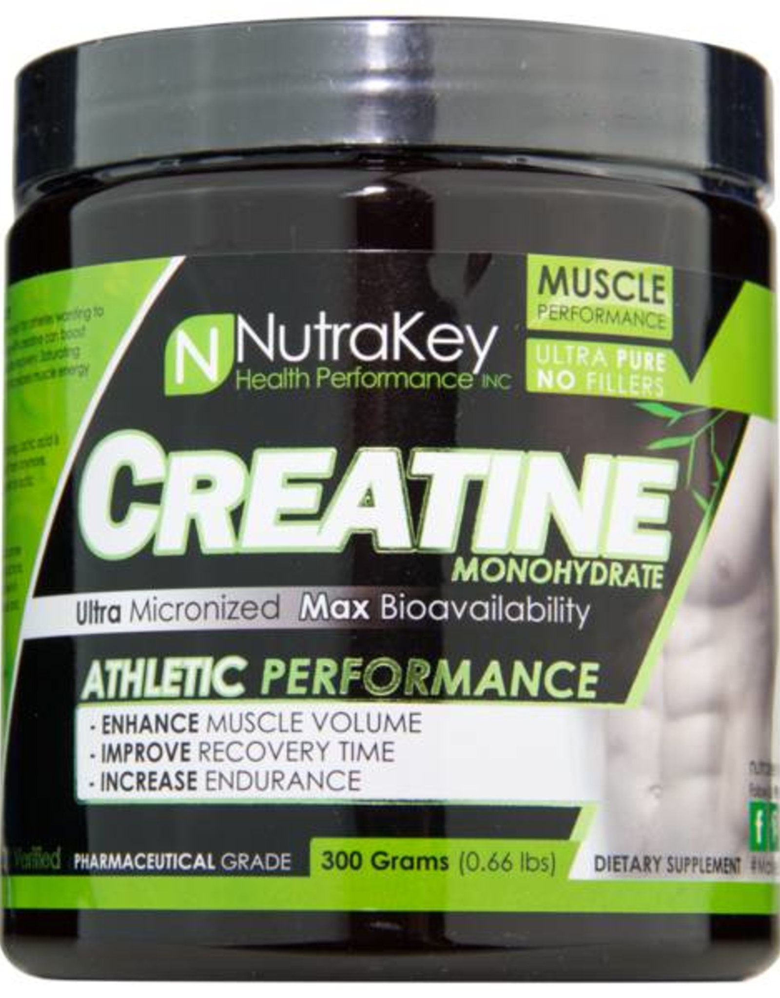 NutraKey Nutrakey Pure Creatine Monohydrate Powder