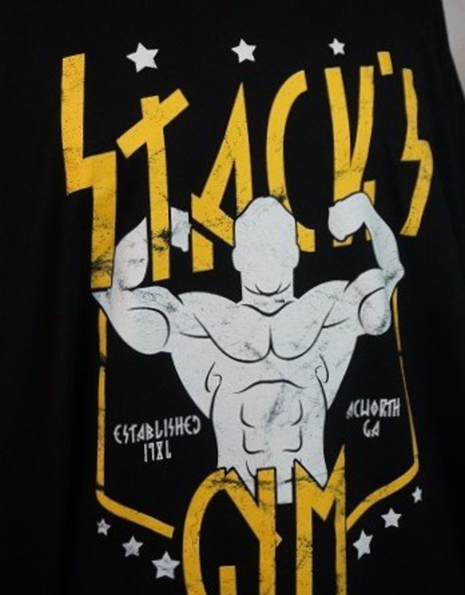 Stack's Gym Stack's Gym Flexing Logo Tee