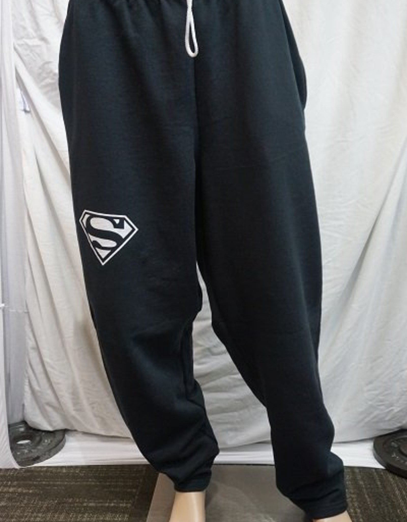 Stack's Gym Sweatpants Super Man Logo