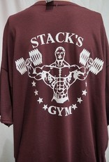 Stack's Gym Unisex t-shirt original & dumbbell logo