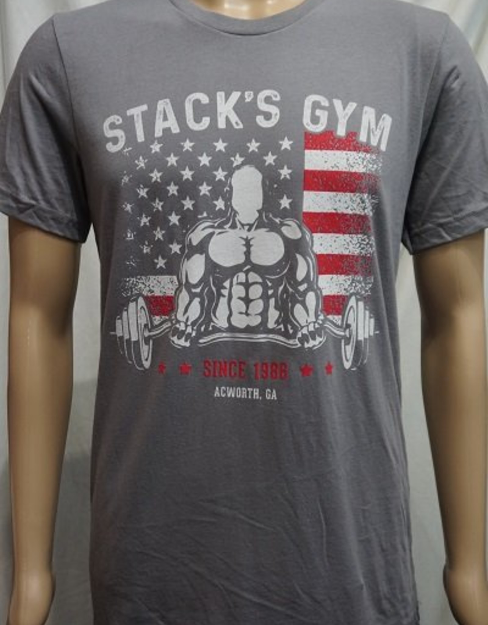 Stack's Gym Unisex Flag Logo T-Shirt