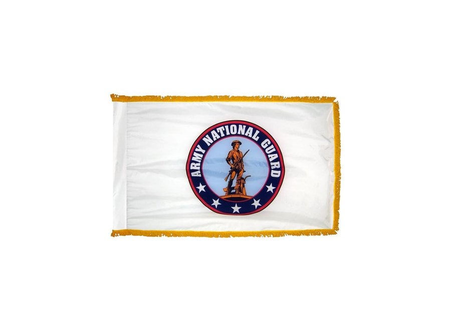 Army National Guard Flag with Polesleeve & Fringe