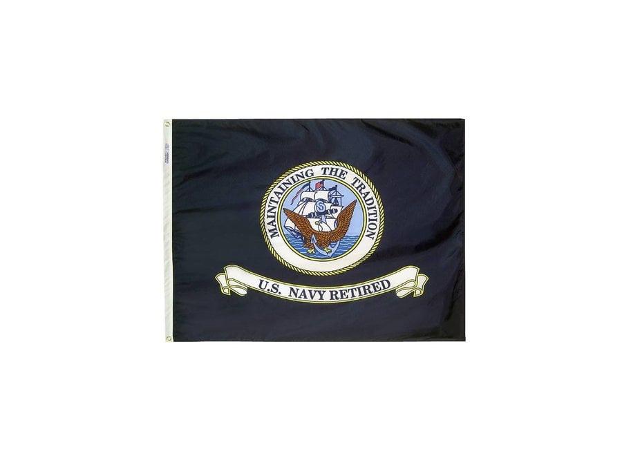 3x4 ft. Navy Retired Flag