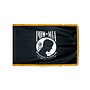 POW/MIA Flag - Single-Sided with Polesleeve Fringe