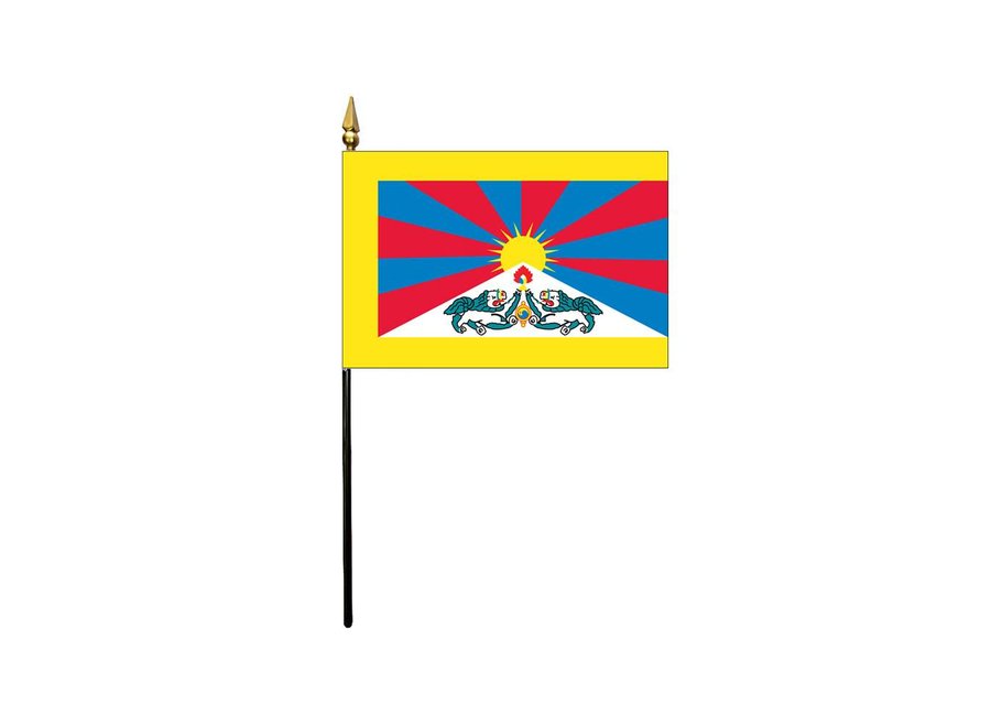 Tibet Stick Flag 4x6 in