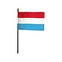 Luxemborg Stick Flag 4x6 in