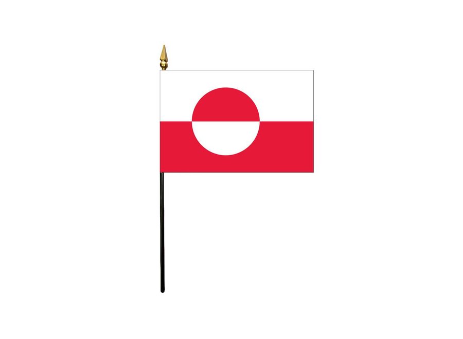 Greenland Stick Flag 4x6 in