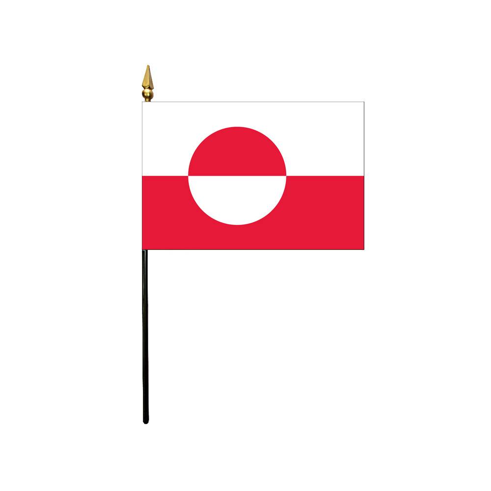Greenland Stick Flag 4x6 in