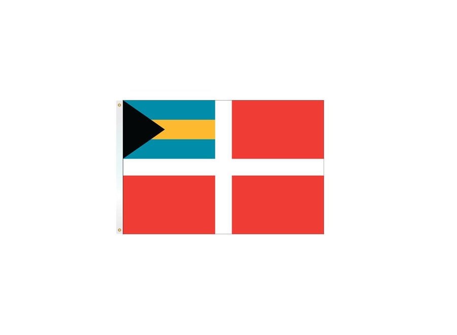 12x18 in. Bahamas Courtesy Flag