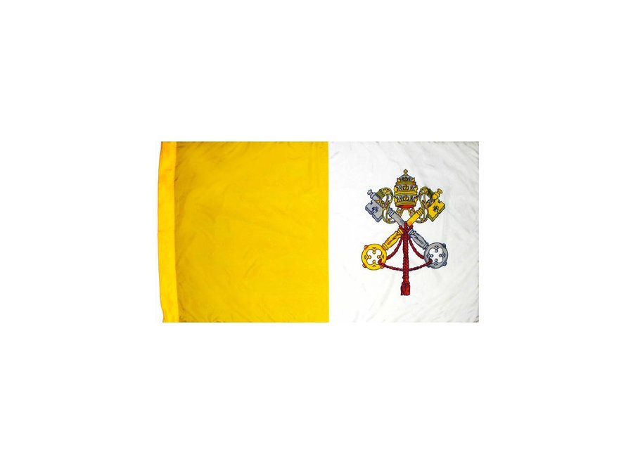 Papal Flag with Polesleeve