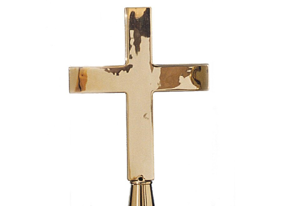 Plain Church Cross - Metal