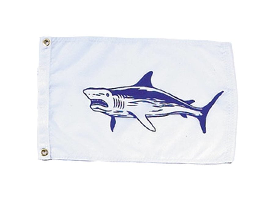 12x18 in. Shark Nautical Flag