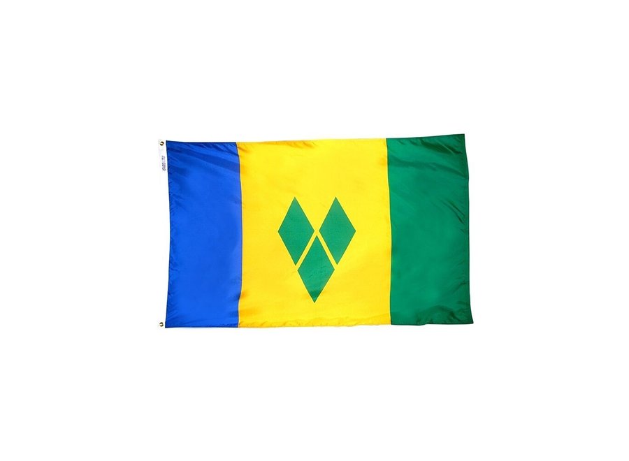 12x18 in. Saint Vincent & Grenadines Nautical Flag
