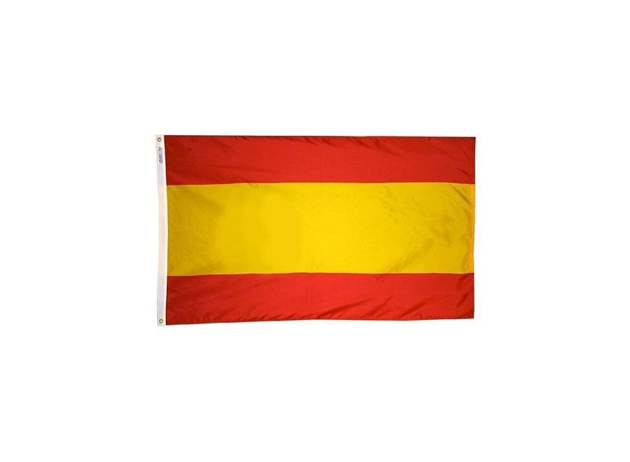 12x18 in. Spain Nautical Flag - No Seal