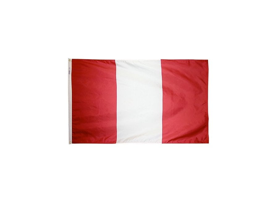 12x18 in. Peru Nautical Flag - No Seal