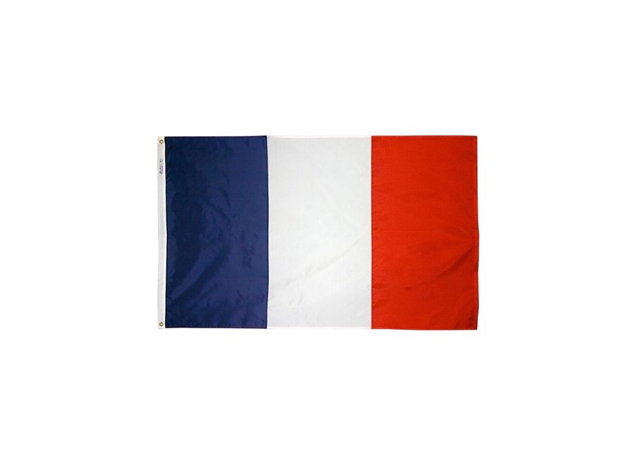 12x18 in. France Nautical Flag