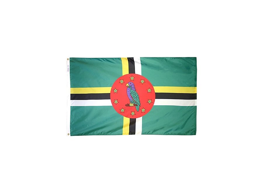 12x18 in. Dominica Nautical Flag