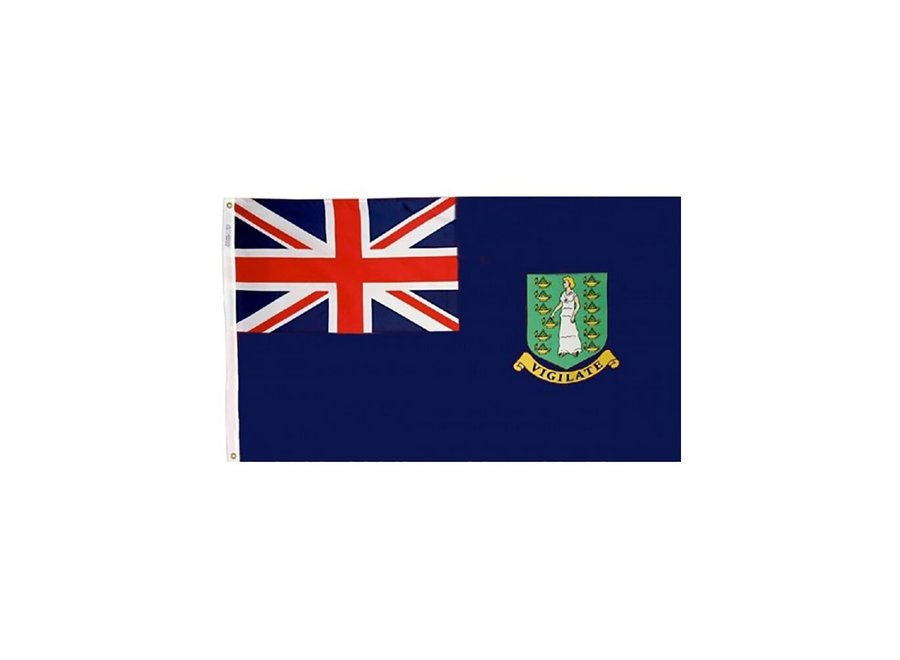 12x18 in. British Virgin Islands Nautical Flag