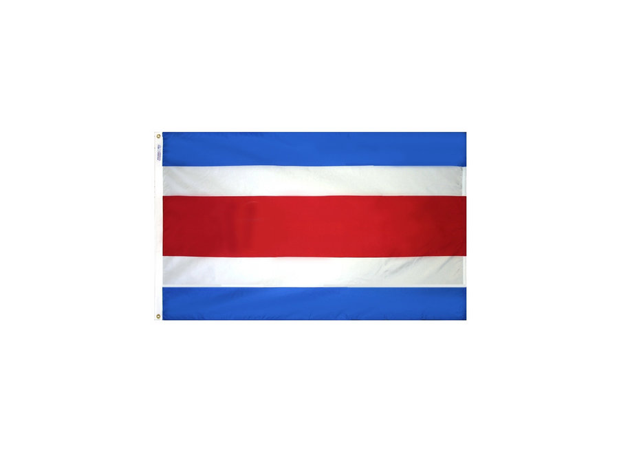 12x18 in. Costa Rica Nautical Flag - No Seal