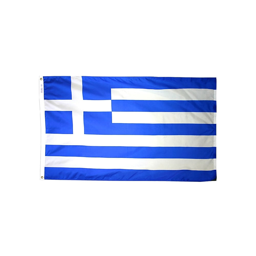 12x18 in. Greece Nautical Flag