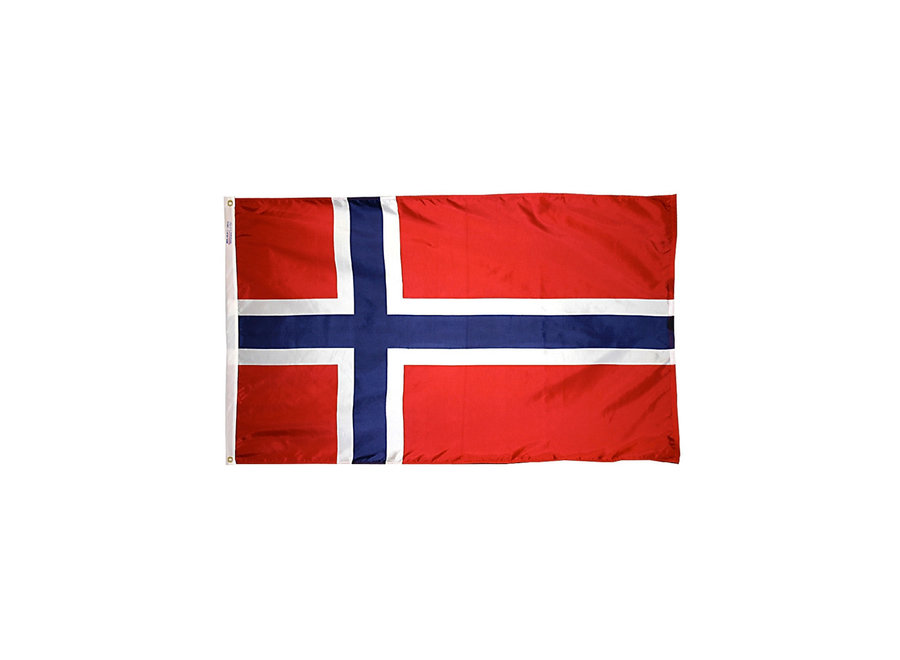 12x18 in. Norway Nautical Flag