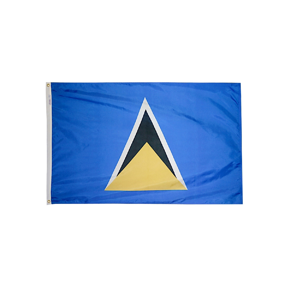 12x18 in. Saint Lucia Nautical Flag