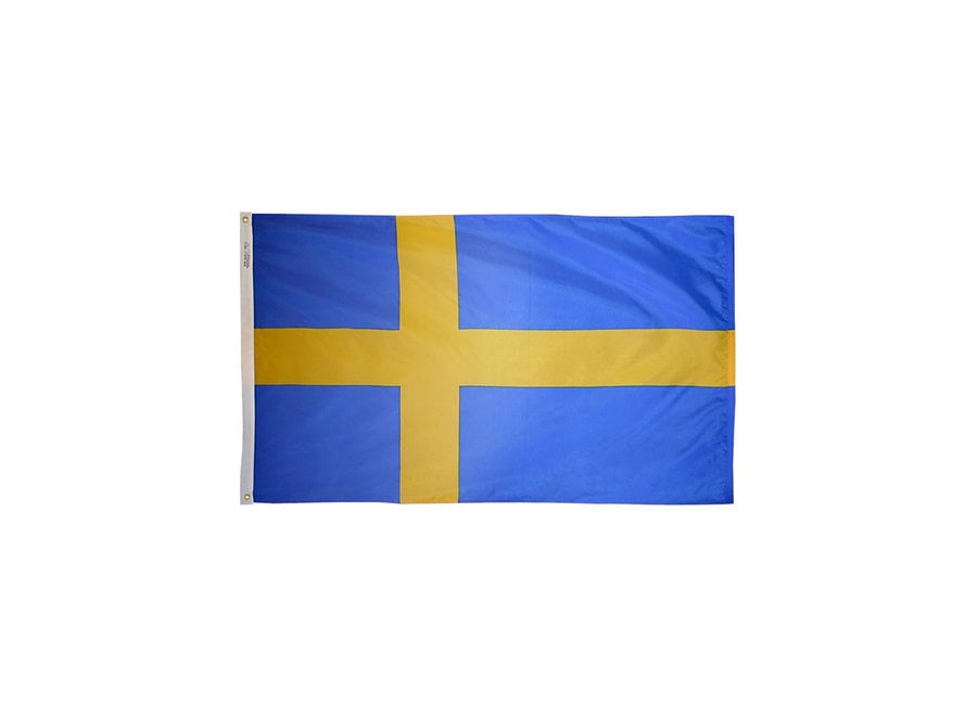 12x18 in. Sweden Nautical Flag