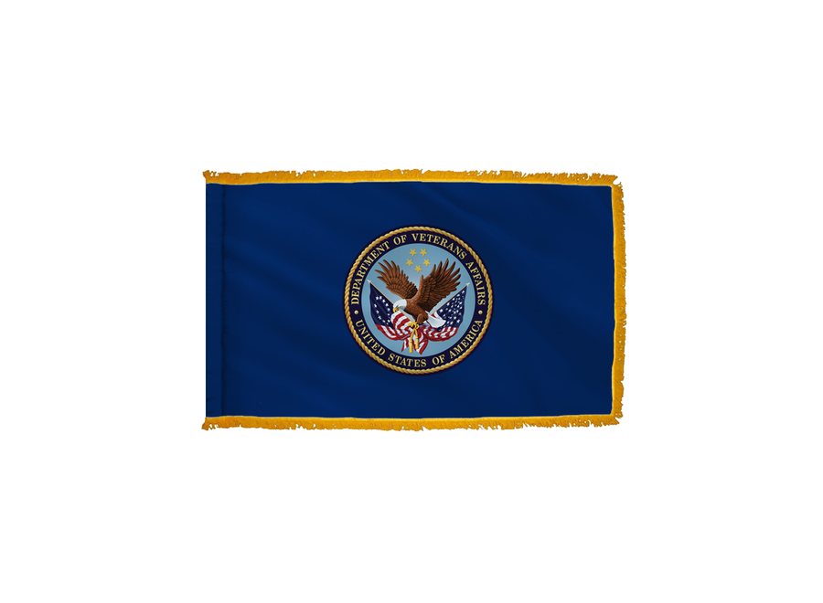 Veterans Administration Flag - Indoor/Parade with Polesleeve & Fringe