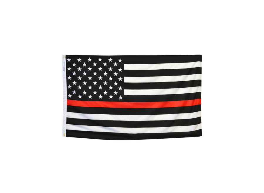 3x5 ft. Thin Red Line American Flag