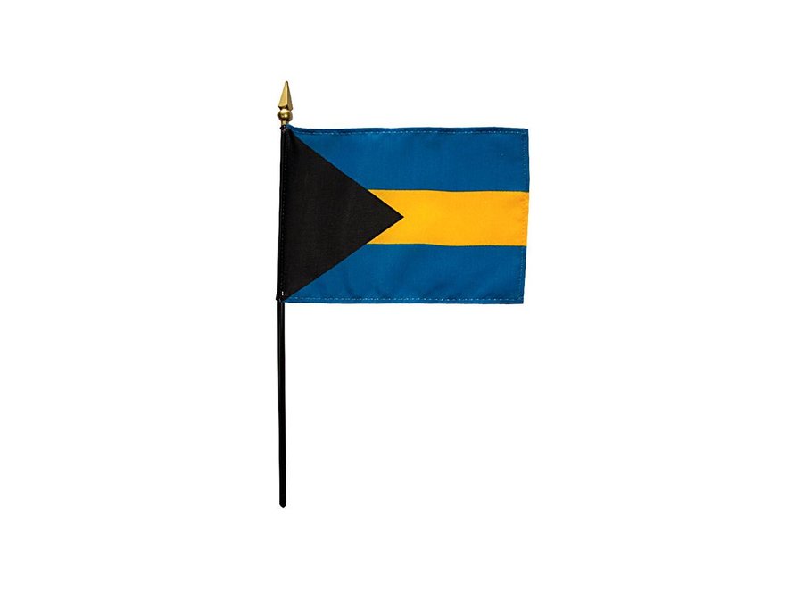 Bahamas Stick Flag 4x6 in