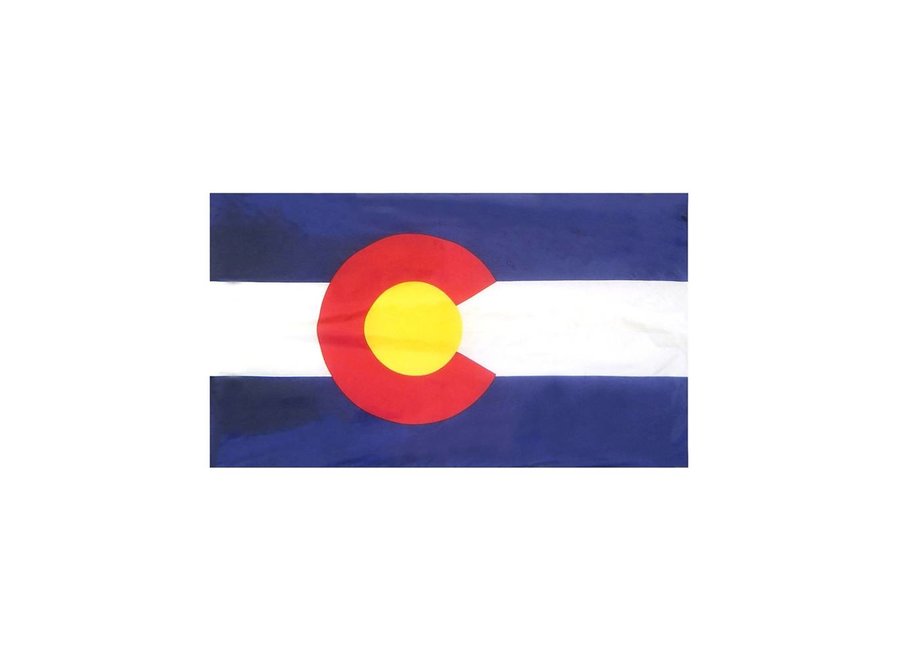 Colorado Flag with Polesleeve