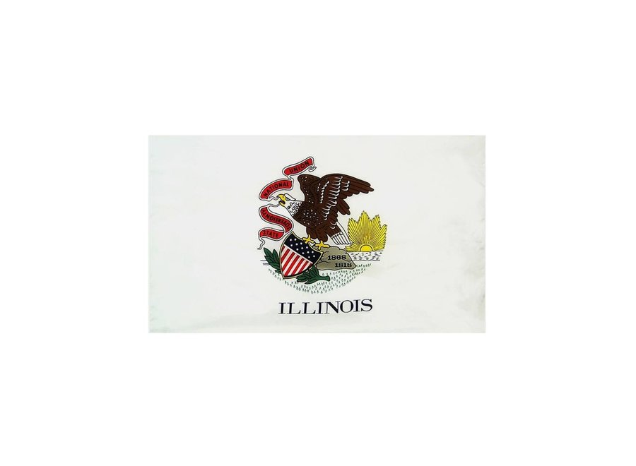 Illinois Flag with Polesleeve