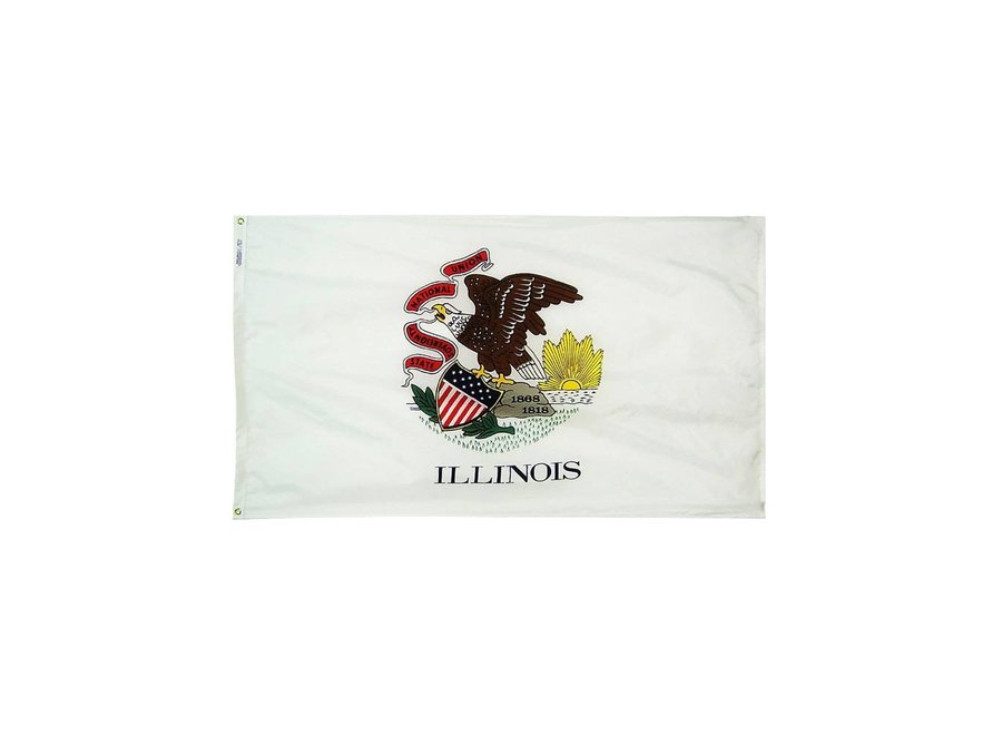 12x18 in. Illinois Nautical Flag