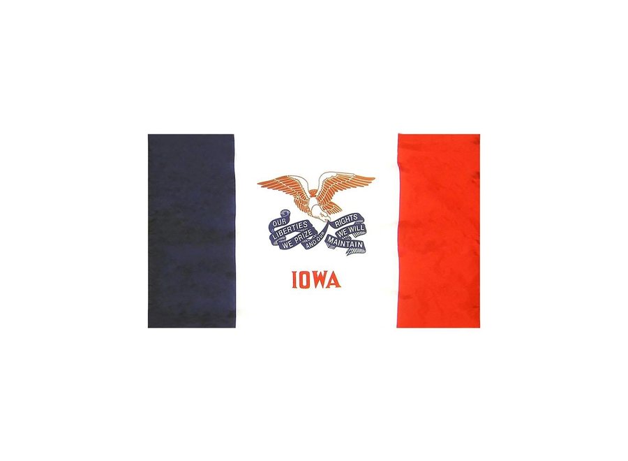 Iowa Flag with Polesleeve