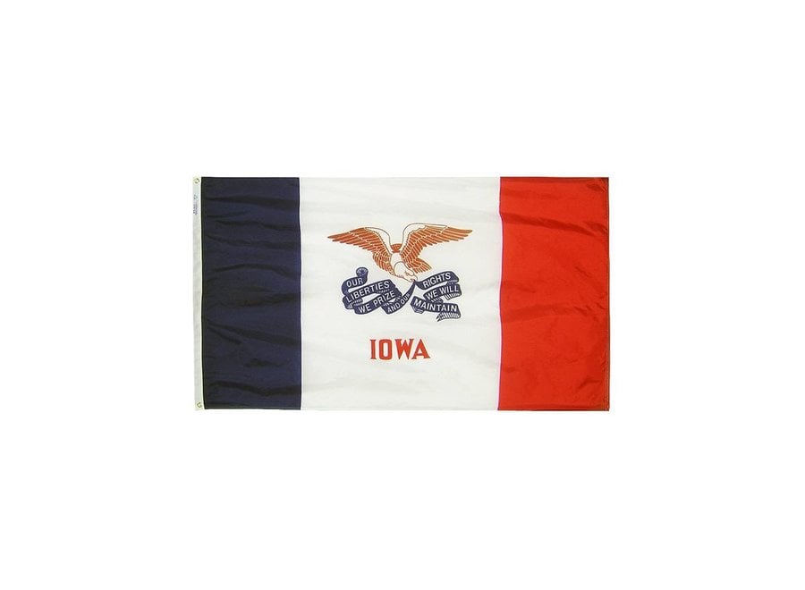 12x18 in. Iowa Nautical Flag