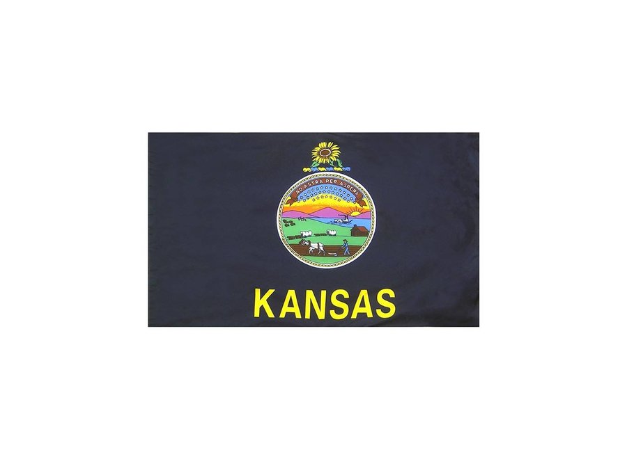 Kansas Flag with Polesleeve