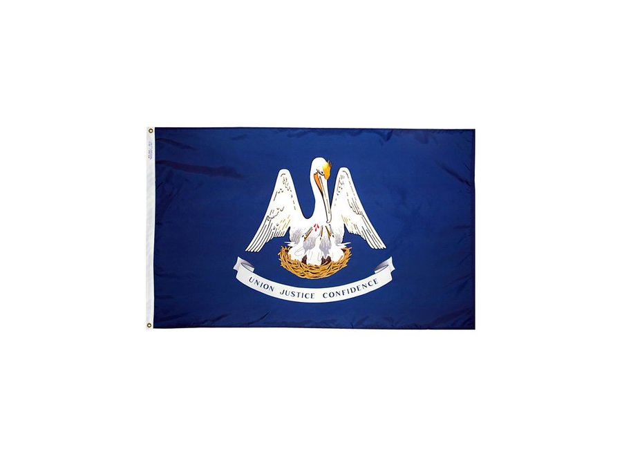 12x18 in. Louisiana Nautical Flag