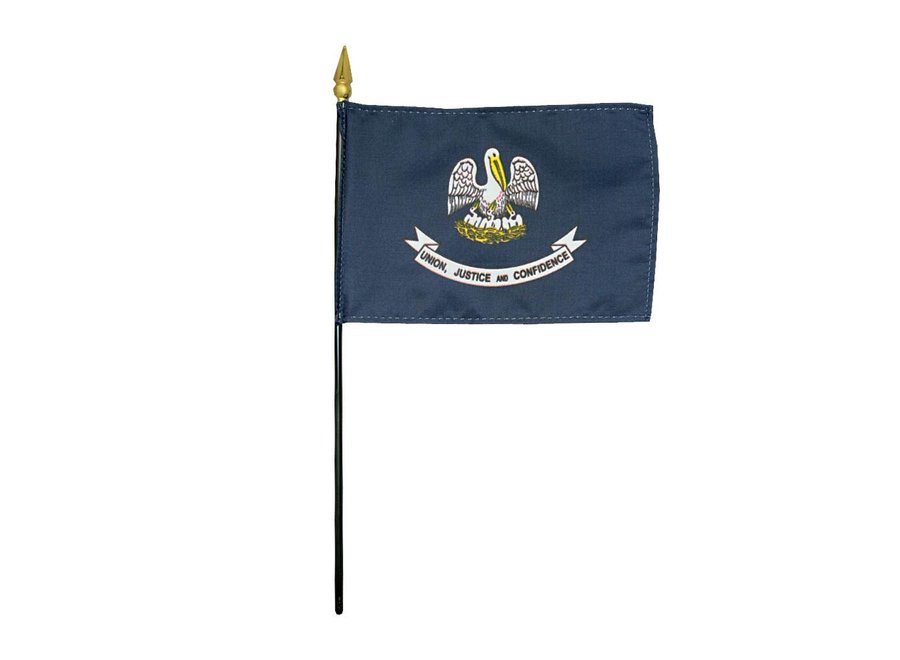 Louisiana Stick Flag