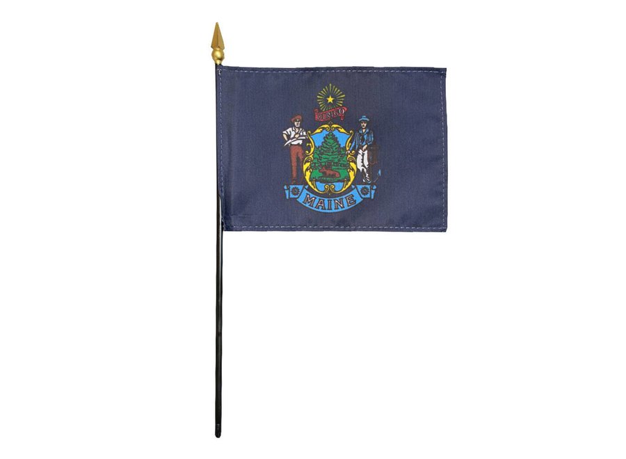 Maine Stick Flag