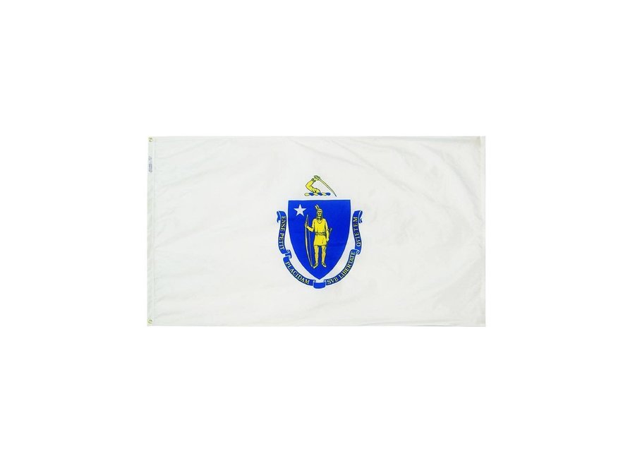 12x18 in. Massachusetts Nautical Flag