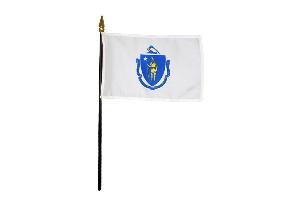 Massachusetts Stick Flag