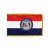 Missouri Flag with Polesleeve & Fringe