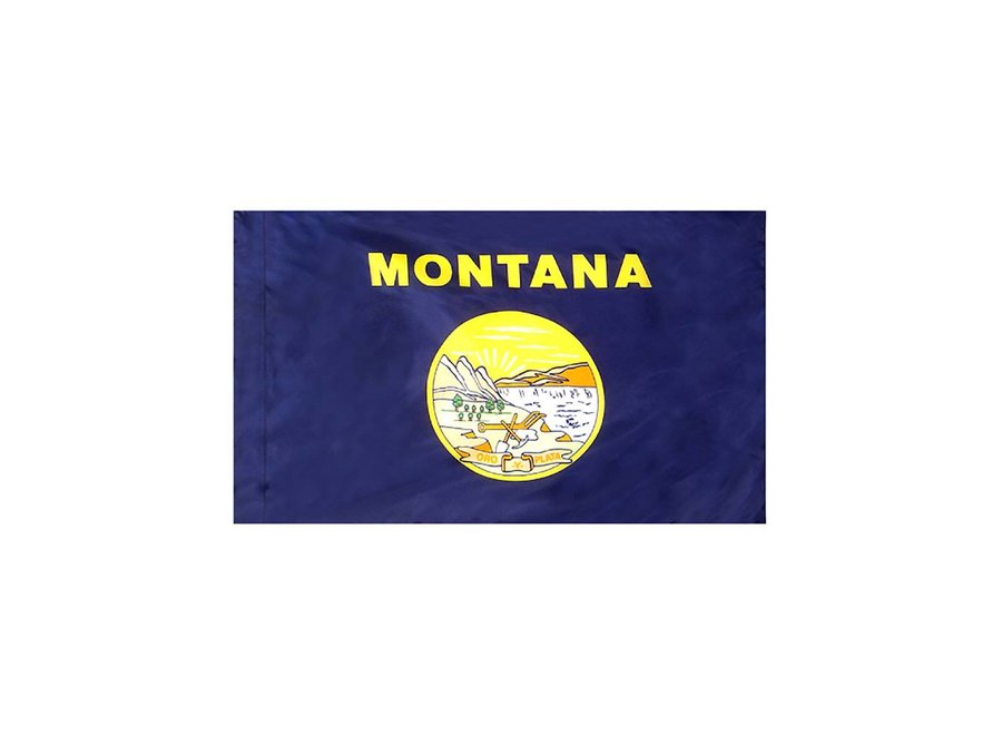 Montana Flag with Polesleeve