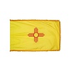New Mexico Flag with Polesleeve & Fringe